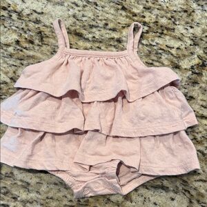 Pink Ruffled Kids Dress